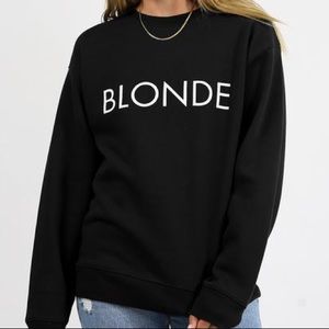 Blonde crew neck